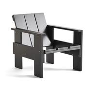 HAY Chaise lounge Crate en pin laqué Black