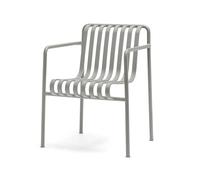 HAY Chaise de salle à manger Palissade avec accoudoirs Gris ciel