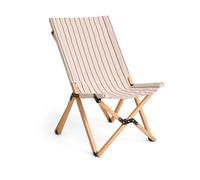 HAY Chaise pliable Outdoor Market Beige-red
