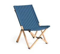 HAY Chaise pliable Outdoor Market Blue-beige