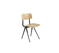 HAY Chaise Result - mat verni - noir - patins pour tapis de sol