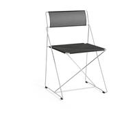 HAY Chaise X-Line Indoor Outdoor Black-hot galvanisé