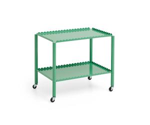 HAY Chariot de service Arcs Trolley Low Soft jade