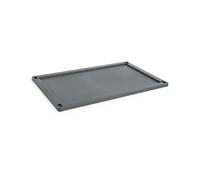 HAY Colour Crate lock plastic large Charcoal