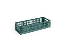 HAY Colour Crate Mini Oblong 13x34.5 cm Dark green
