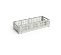 HAY Colour Crate Mini Oblong 13x34.5 cm Grey