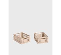HAY Colour Crate Mini Set of 2 men Home deco beige taille: ONE SIZE