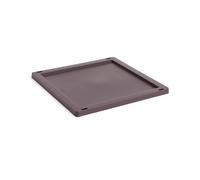HAY Colour Crate Square/Cube lock plastic medium Bordeaux