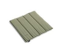 HAY Coussin d’assise Terrazza Olive bold stripe. 40x40 cm