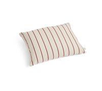 HAY Coussin Outdoor Market Beige-rouge. 45x35 cm