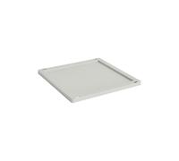 HAY Colour Crate Square/Cube lock plastic medium Grey
