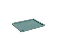 HAY Colour Crate lock plastic medium Dark green