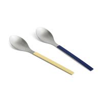 HAY Cuillère de service MVS lot de 2 Dark blue-yellow