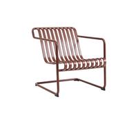 HAY Fauteuil lounge bas Palissade Cantilever Low Iron red
