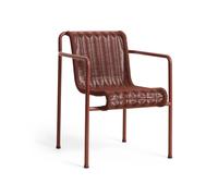 HAY Fauteuil Dining Palissade Cord HAY Iron red