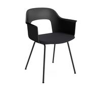 HAY Fauteuil Layout Armchair 213 Steelcut Trio 195 Black acier noirci