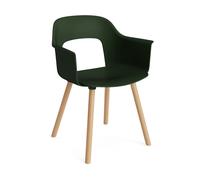 HAY Fauteuil Layout Armchair 221 Bottle green chêne laqué