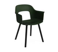 HAY Fauteuil Layout Armchair 221 Bottle green chêne noirci