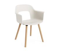 HAY Fauteuil Layout Armchair 221 Cream white chêne laqué