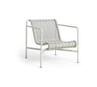 HAY Fauteuil lounge bas Palissade Cord Sky grey