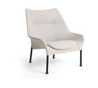 HAY Fauteuil O2 Lounge Chair Soft light grey acier noirci