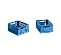 HAY HAY Colour Crate Mini 13x17 cm. lot de 2 Electric blue