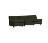 HAY Module de canapé Amanta Bottle green-maglia dark green. 3-places