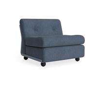HAY Module de canapé Amanta Frost blue-turf blue. 1 place/fauteuil