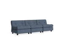 HAY Module de canapé Amanta Frost blue-turf blue. 3-places
