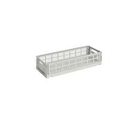 HAY Colour Crate Mini Oblong 13x34.5 cm Grey