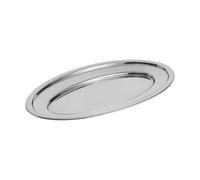 HAY Plat de service Essential Steel Acier inoxydable. ovale. medium