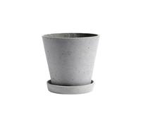 HAY Pot HAY Flowerpot with saucer XL Ø21.5 cm Gris