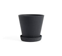 HAY Pot HAY Flowerpot with saucer XL Ø21.5 cm Noir