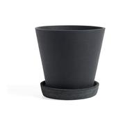 Pot de fleurs avec soucoupe XXL H 24.5cm/Ø 26cm