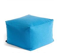 HAY Pouf en Coton, Bleu Ciel, Hauteur : 40 cm, Profondeur : 59 cm, Longueur : 59 cm