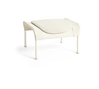 HAY Pouf O2 Ottoman Soft cream acier laqué eggshell
