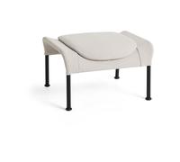 HAY Pouf O2 Ottoman Soft light grey acier noirci
