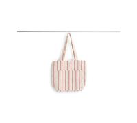 HAY Sac en tissu Outdoor Market Beige-rouge. moyen