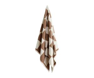 HAY Serviette de bain Check 70x136 cm Cappuccino