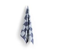HAY Serviette de bain Check 70x136 cm Steel blue