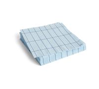HAY Serviette Pattern Dinner 40x40 cm. Lot de 20 Light blue-blue grid