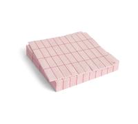 HAY Serviette Pattern Dinner 40x40 cm. Lot de 20 Light pink-red grid