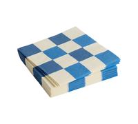HAY Serviette Pattern Dinner Check 40x40 cm Lot de 20 Off white-blues M