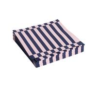 HAY Serviette Pattern Dinner Stripe 40x40 cm Lot de 20 Light pink-dark blue pillar