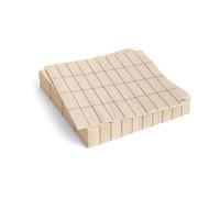 HAY Serviette Pattern Lunch 33x33 cm. Lot de 20 Off white-blue grid