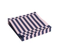HAY Serviette Pattern Lunch Stripe 33x33 cm Lot de 20 Light pink-dark blue pillar
