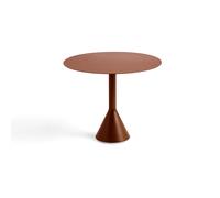HAY Table à café ronde Palissade Cone Iron red. Ø90 cm