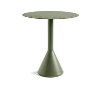 HAY Table à café ronde Palissade Cone Olive. ø70