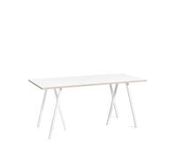 HAY Table à manger Loop Stand White laminate-white. 160 cm