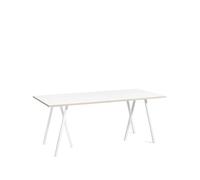 HAY Table à manger Loop Stand White laminate-white. 180 cm